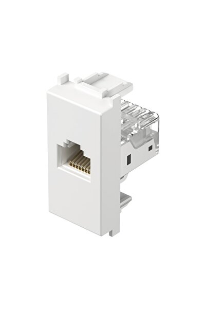 OEM Priză date RJ45 simplă TEM CAT5e, alb