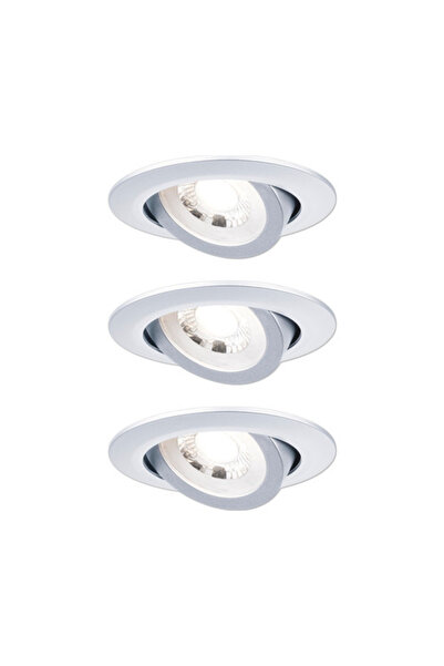 OEM Spot LED încastrat Paulmann EBL 6W 440 lumeni, 3000K, crom mat, pachet 3 ...
