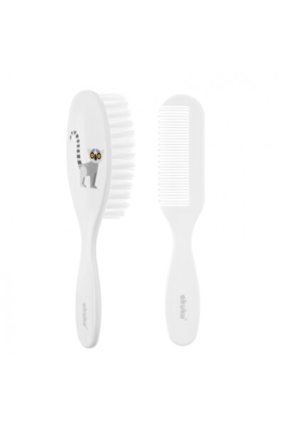 Akuku Σετ βούρτσας και χτένας Λεμούριος