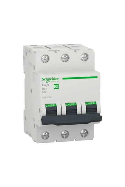 OEM Disjunctor electric modular Schneider Easy9 3P 32A 4,5kA, curbă C