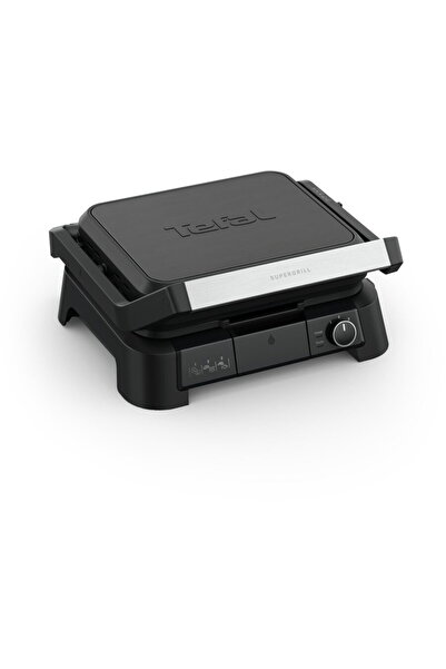 TEFAL Gratar electric SuperGrill 3 în 1 GC5108E0, 2000W, indicator luminos, p...