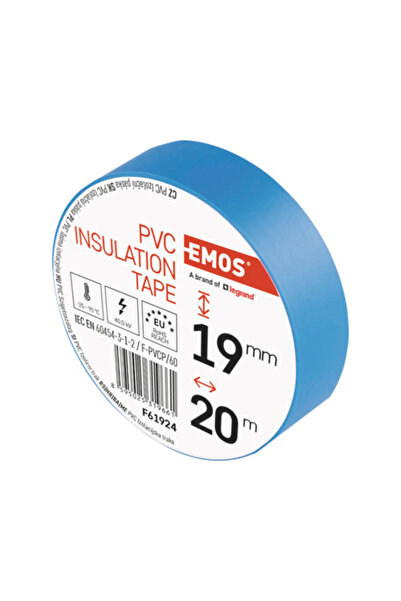 OEM Bandă izolatoare PVC Emos 19mm x 20m, 40KV UV galben