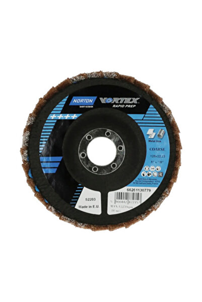 OEM Disc lamelar pentru șlefuit Norton Vortex Ø125x22,23mm, maro