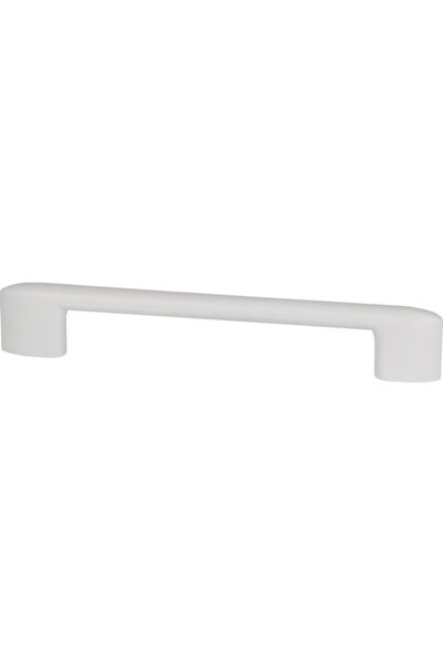 OEM Mâner pentru mobilă distanță perforații 128mm, aluminiu mat alb