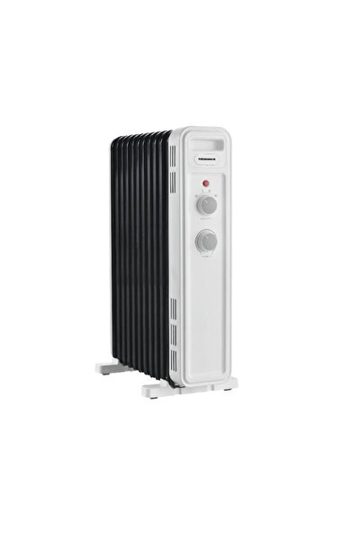 Heinner Radiator electric HOH-M13WH-BK, 2500W, 13 aripioare, Termostat reglabil
