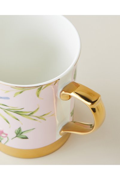 English Home Vanilla New Bone China Mug 400 ml Light Pink