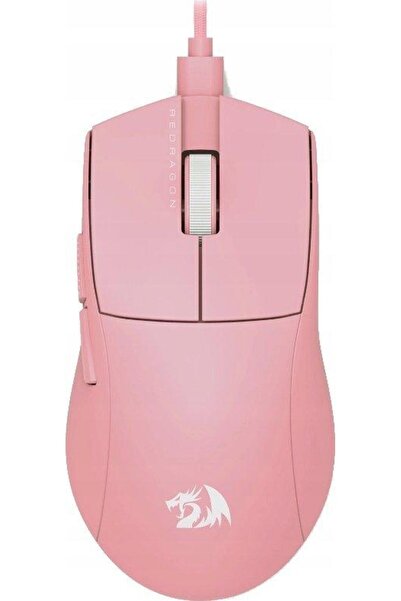 REDRAGON Throne M724P USB Gaming Mouse, 12400 DPI, 6 Buttons, Pink