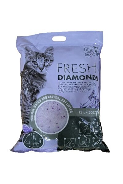 M-PETS Așternut igienic pentru pisici, Silicat de lavandă, 15 L