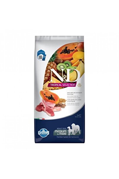 Farmina Hrană uscată pentru câini, N&D Tropical Selection cu miel, pentru câi...