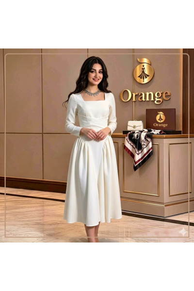 Orange Razan dress