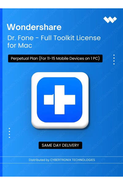 WonderShare Dr.Fone - ترخيص مجموعة أدوات كاملة لنظام ماك |   خطة دائمة |   (ل...
