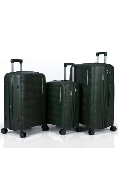 Generic 3-Piece Anti-Breakage Suitcase Set 28/24/20 Inch Strong Pp Material D...