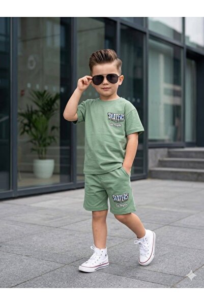 Milanlı Kids Boy's Cotton Summer Set (Top and Bottom)