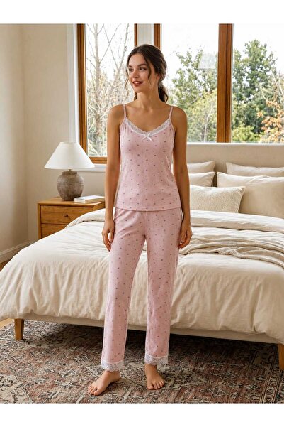 ATLAS LIFE Bambu İp Askılı Pijama Takımı