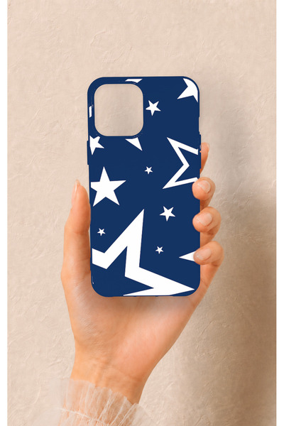 Vip Case iPhone 12 Pro Max Uyumlu Mega Star Desenli Silikon Kılıf
