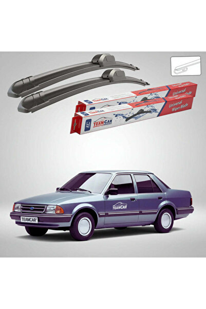 TEAMCAR Windshield wipers Ford Orion Mk1 Sedan 1983-1986 | Front Set Flat – T...