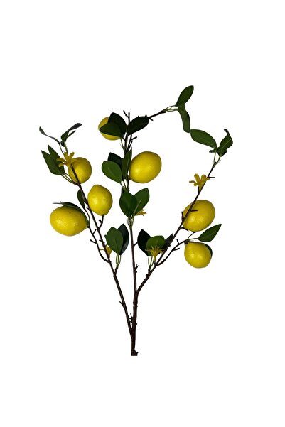 OEM Ramură Artificială cu Lămâi Verde 90 cm