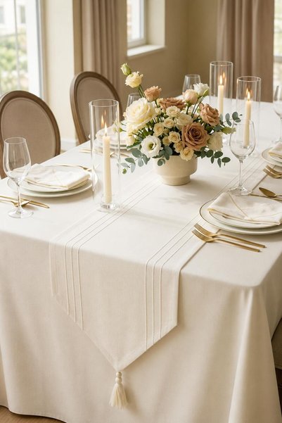 Bella Home Runner/Tablecloth - One Piece - 35 cm X 140 cm