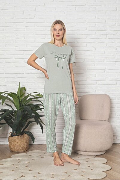 Rüyam pijama طقم بيجامة طويلة بأكمام قصيرة