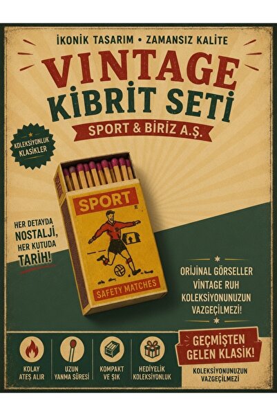 Tekli Doğu Almanya Sport Futbolcu Çocuk Retro/Vintage Kibrit