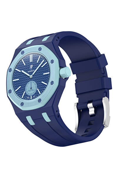 Generic حزام ساعة من السيليكون متوافق مع ساعة AP x Swatch Royal Pop - حزام مع...