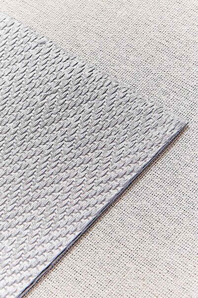 Paşabahçe Moments Wowen 16-Piece Napkin Set Silver, Stylish Tableware Accessory
