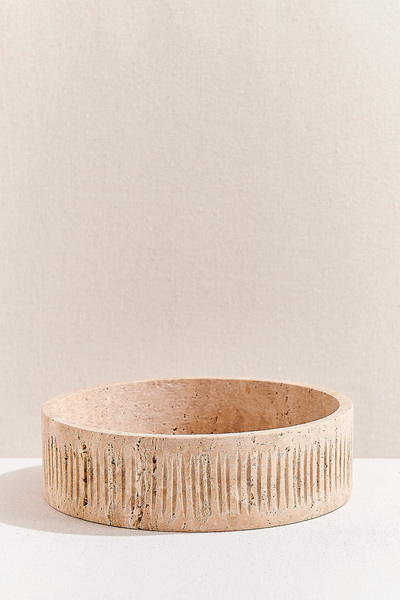 Paşabahçe Travertine Decorative Bowl M, Presentation, Stylish Design