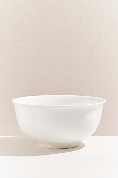 Paşabahçe Element Porcelain Serving Bowl White, Stylish Tableware, Kitchen Ac...