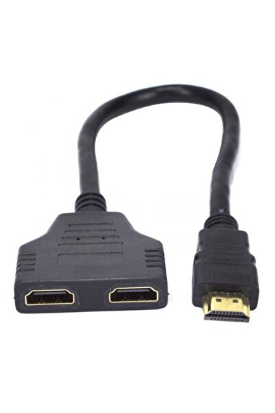 ELTRAZONE HDMI Male to HDMI Female Splitter Cable – Black, 1 Male to 2 Female...