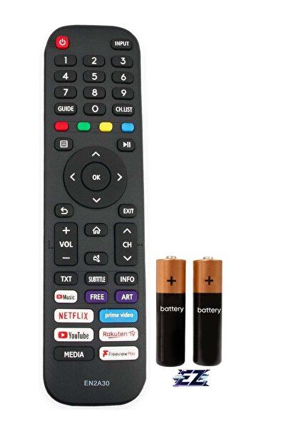 ELTRAZONE جهاز تحكم عن بعد بديل EN2A30 متوافق مع تلفزيون هايسنس 4K HDR