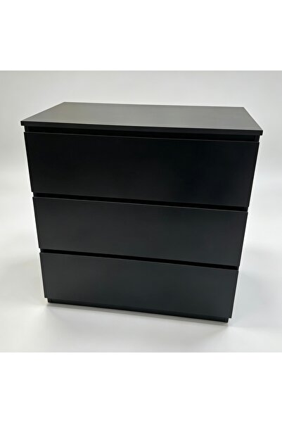 Bleco Minimalist 3-Drawer Handleless Storage Chest