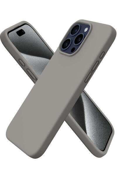 ELTRAZONE iPhone 16 Pro Slim Fit Matte Gray TPU Case – Soft, Flexible Silicon...