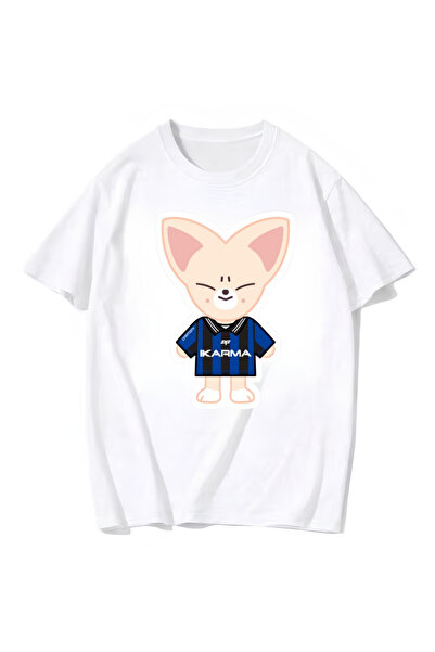 Touz Moda Stray Kids Skzoo Karma Printed Unisex Oversize T-Shirt