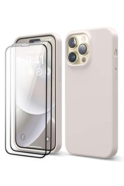 ELTRAZONE [3 in 1] for iPhone 15 Pro Max Case with 9H Tempered Glass Screen P...