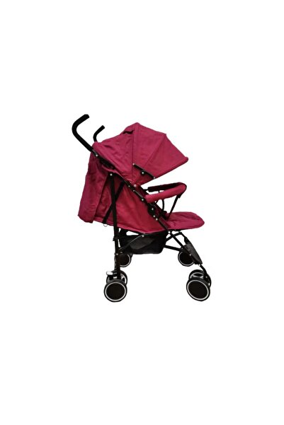happyworld2026 Carucior sport, pliabil, roti duble, pozitie de somn,/Visiniu