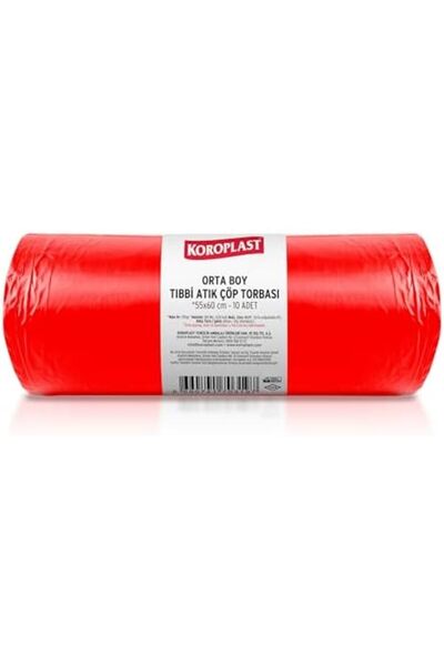 Yıldızan Mht Shop Drawstring Medical Waste Bag Medium Size 55X60 Cm, 10X10 Le...