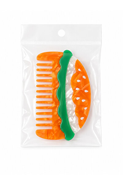 Marka Figured Bone Comb Hamburger