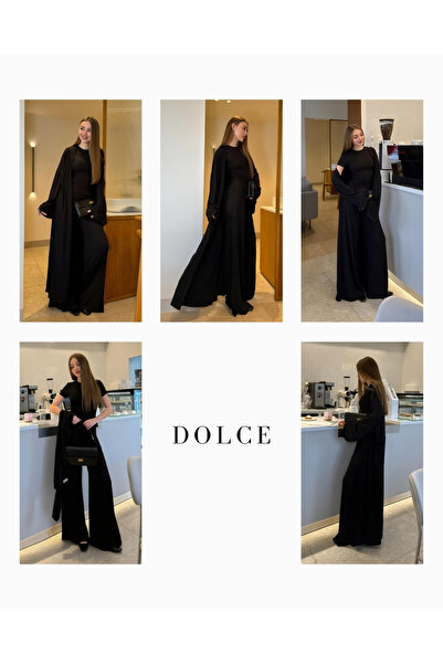 femmes fraiches Dolce Siyah Kimono