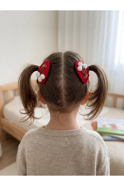 FLY LIFE Girl's Knitted Snap Buckle (Red)