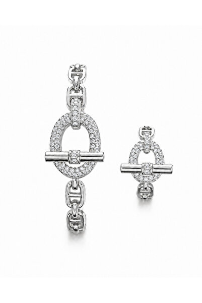 essentialneedforall Luxury hand bangle with ring Set for women
