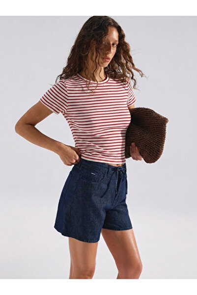 poupee Ribbed Stretch Women's Bodysuit, Slim Women's Blouse, Fitted Blouse, W...