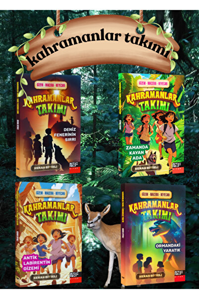 Nef Yayınları Kahramanlar Serisi | Macera ve Bilim Kurgu Çocuk Kitap Seti