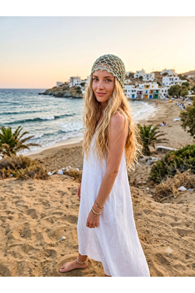 GENNA Summer Knitted Beanie Beach Beanie