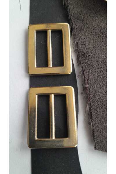 ILCARE ƎE GOLD METAL TOKA 30X22 İÇ KEMER 20 mm 2 Adet