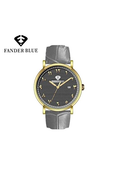 FANDER BLUE Men's Classic Leather Watch - Arabian Elegance with a Modern Design