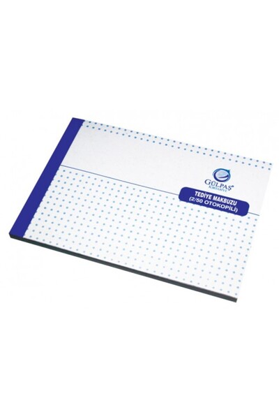 Gülpaş Tediye Receipt 2/50 Otokopili - 2 Pieces