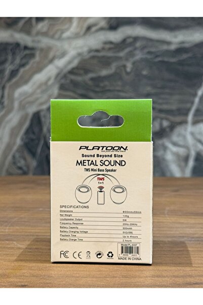 Platon Platoon PL-4337 BLUETOOTH BAĞLANTILI RGB IŞIKLI MİNİ SPEAKER