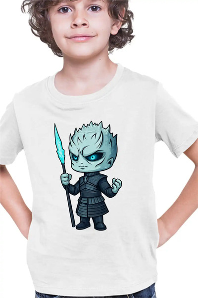 OEM Tricou Copii Baieti Game of Thrones Night King White Walkers