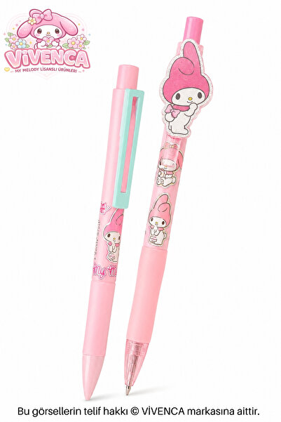 MY MELODY VİVENCA İLE YENİ SEZON LİSANSLI İKİLİ FİGÜRLÜ SHINNY VERSATİL UÇLU ...