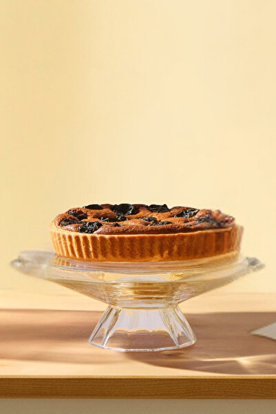 Paşabahçe "Torte" Footed Serving Plate 25 Cm, Stylish Serving Tray